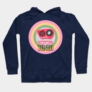 Stay Well Tuned Radio Pop Art Hoodie